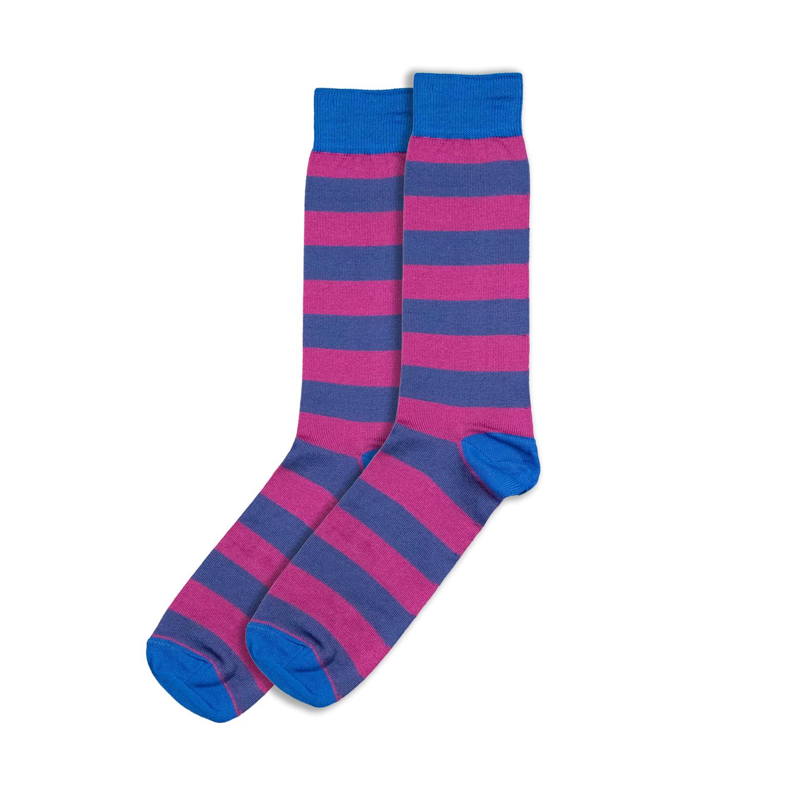 Visconti Block Stripe Socks